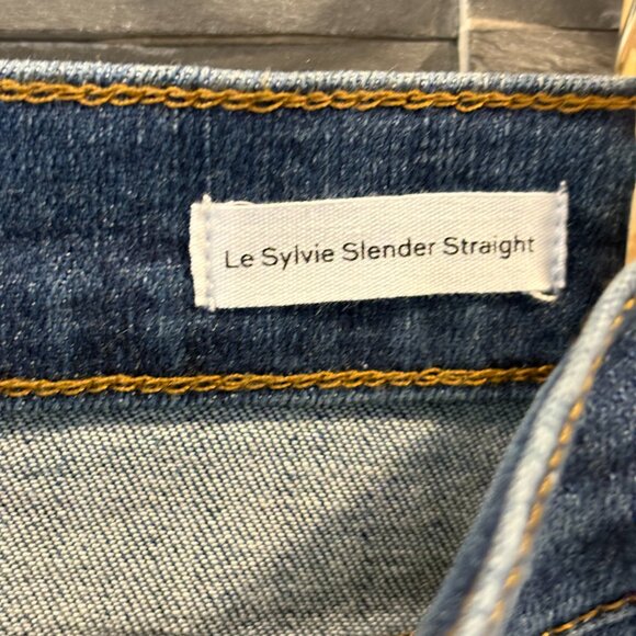 FRAME Le Silvie Slender Straight Women's Denim Size 32- New with Tags - Picture 3 of 7